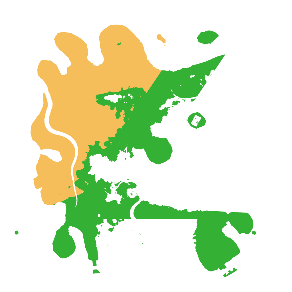Biome Rust Map: Procedural Map, Size: 3000, Seed: 2074363914