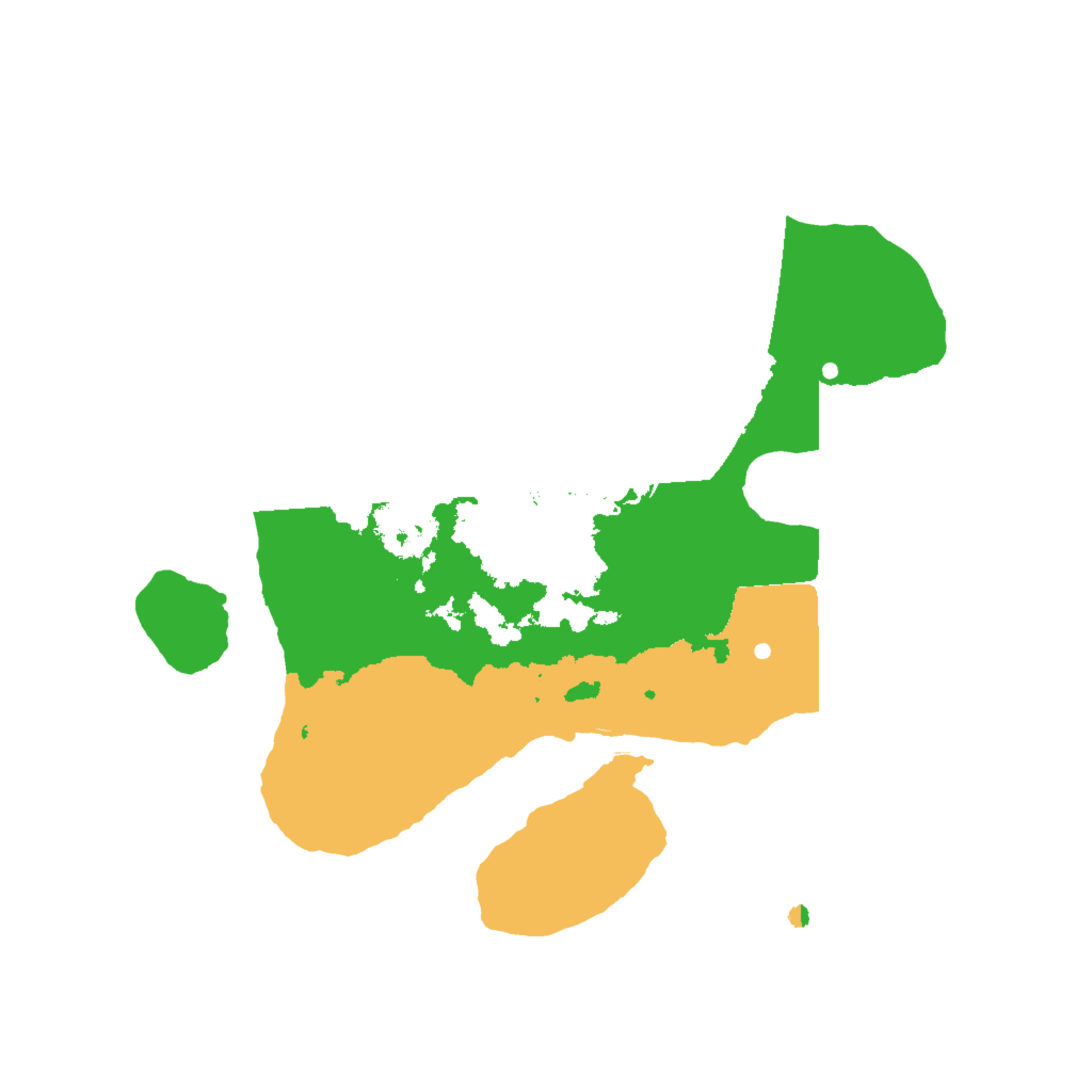 Biome Rust Map: Procedural Map, Size: 2000, Seed: 290607