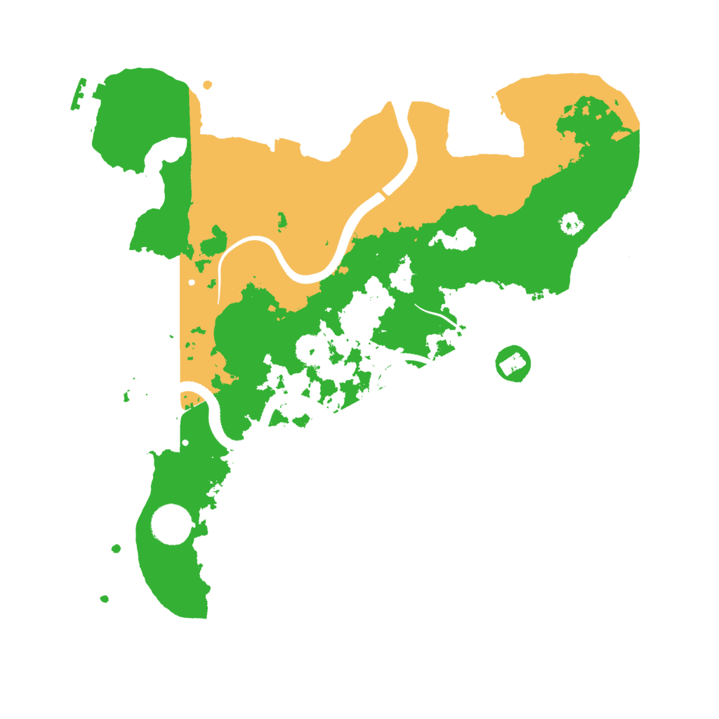 Biome Rust Map: Procedural Map, Size: 3250, Seed: 2035539025