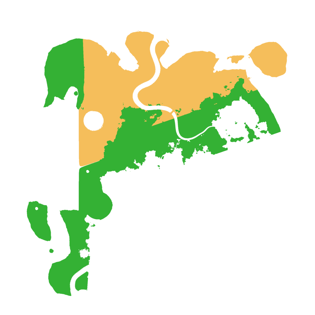 Biome Rust Map: Procedural Map, Size: 3000, Seed: 293363919