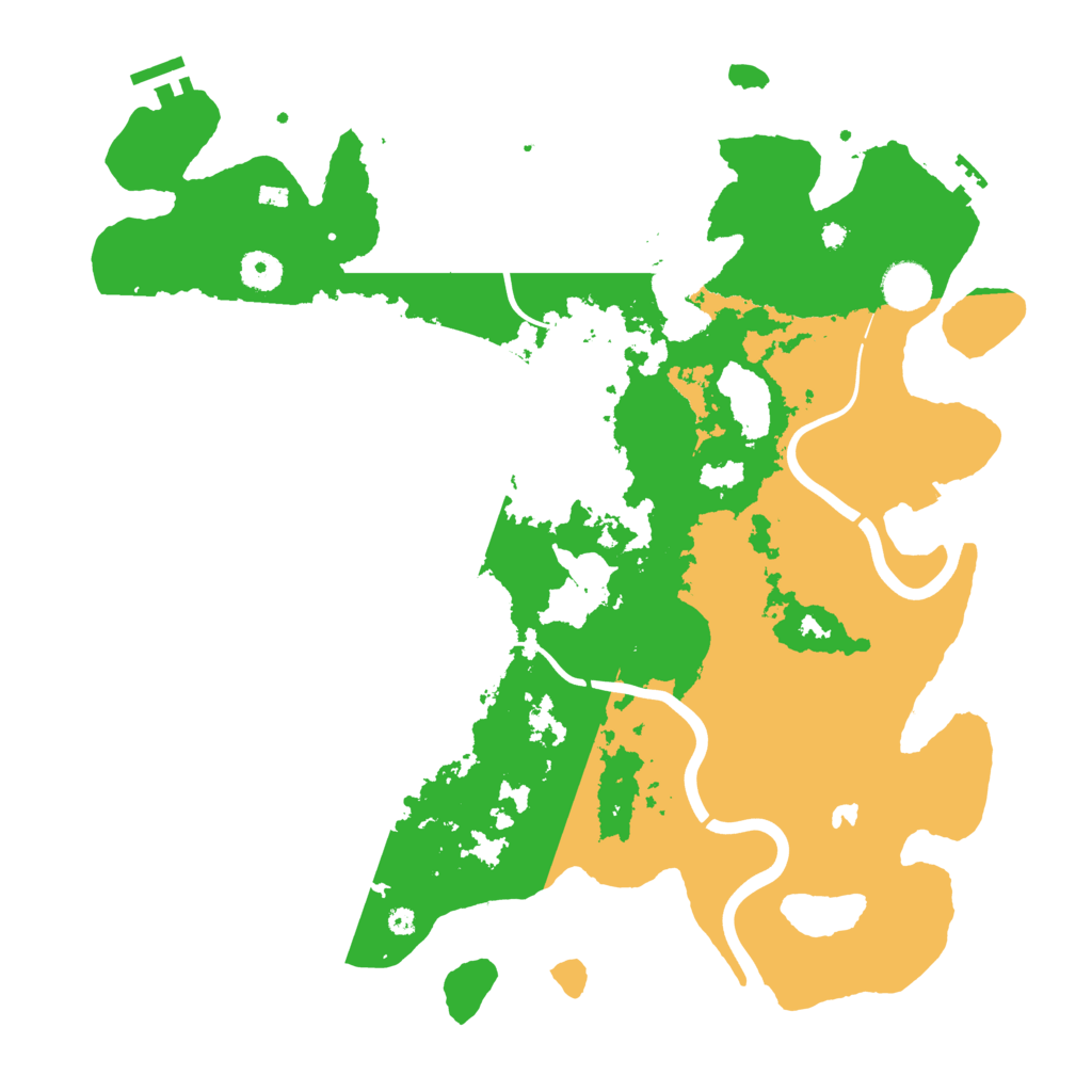 Biome Rust Map: Procedural Map, Size: 4000, Seed: 87345834