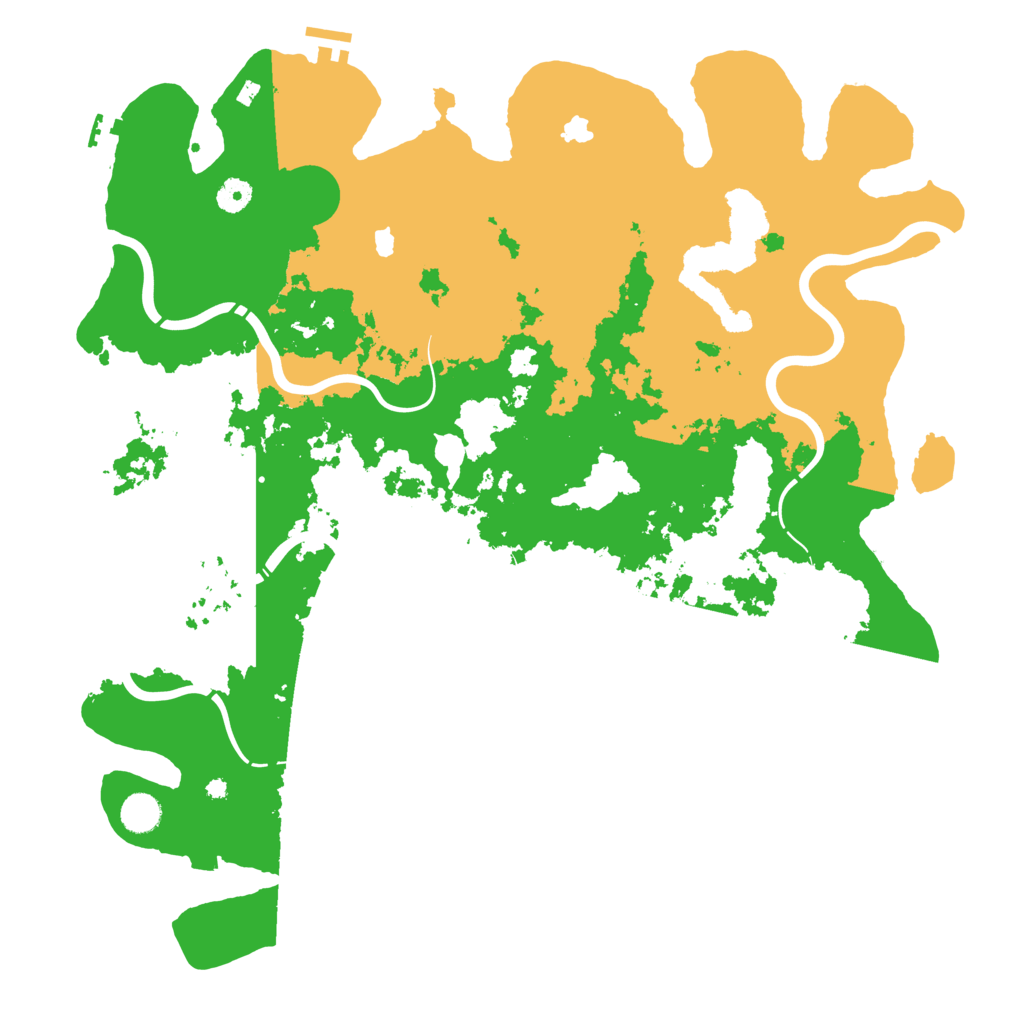 Biome Rust Map: Procedural Map, Size: 4500, Seed: 1318638349
