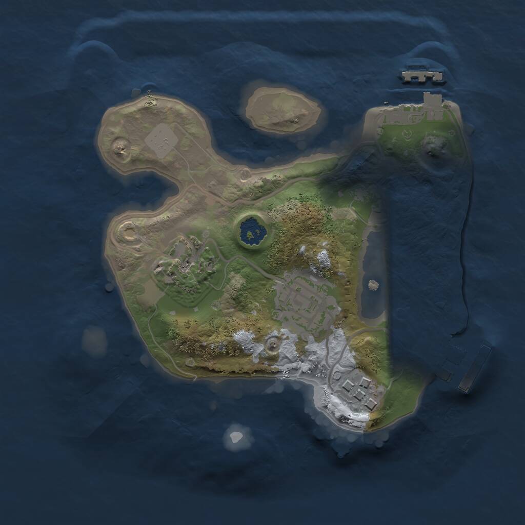 Rust Map: Procedural Map, Size: 2000, Seed: 148660730, 6 Monuments