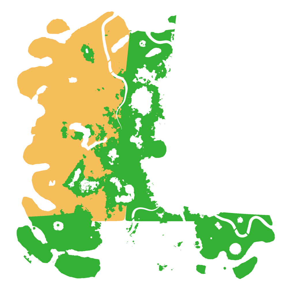 Biome Rust Map: Procedural Map, Size: 4500, Seed: 1911