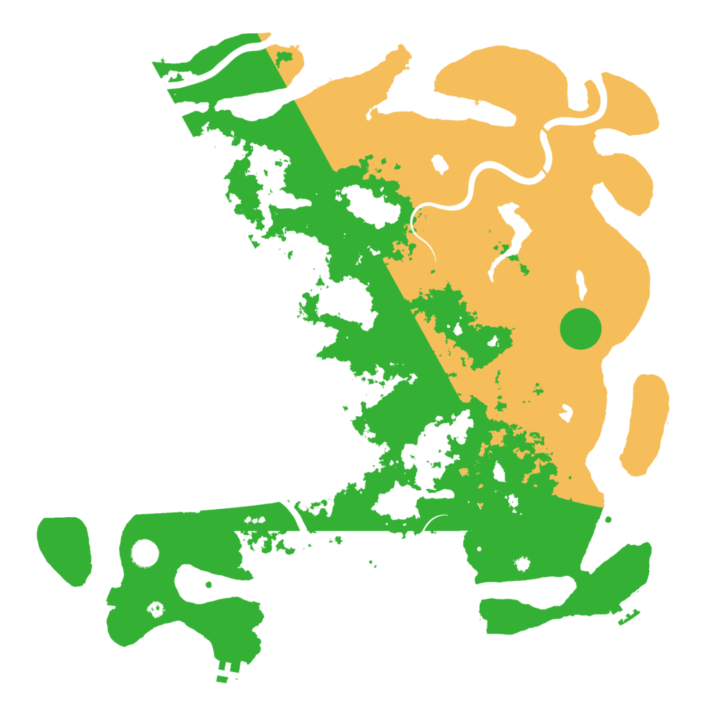 Biome Rust Map: Procedural Map, Size: 4500, Seed: 8147219
