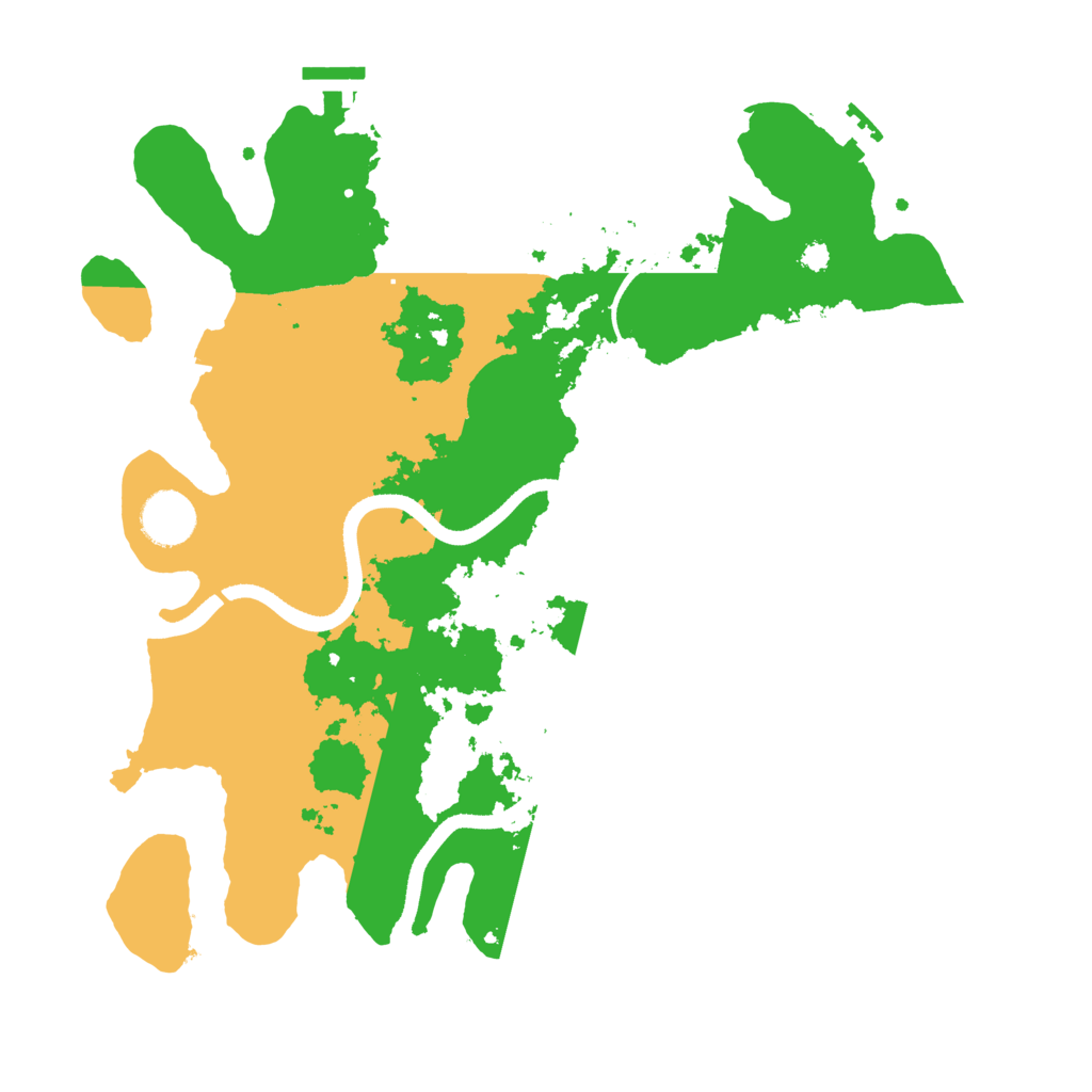 Biome Rust Map: Procedural Map, Size: 3500, Seed: 1912405892