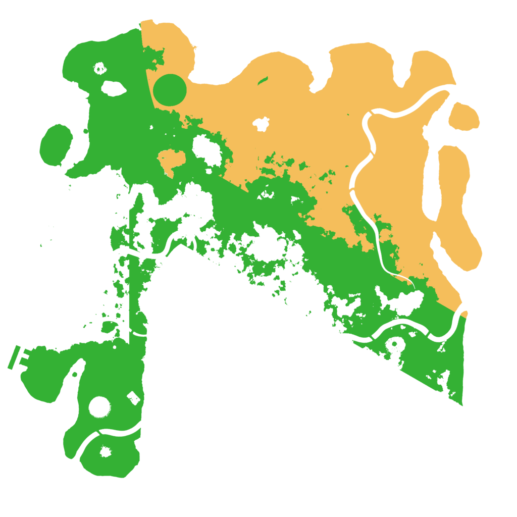 Biome Rust Map: Procedural Map, Size: 4250, Seed: 43846095