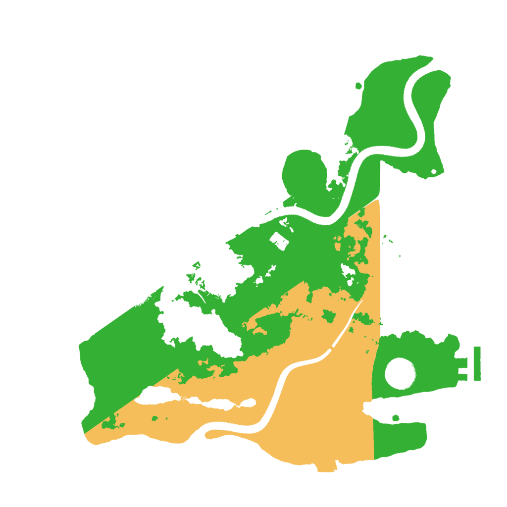 Biome Rust Map: Procedural Map, Size: 3000, Seed: 1812915537