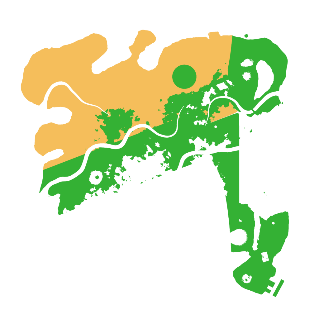 Biome Rust Map: Procedural Map, Size: 3500, Seed: 1739819880