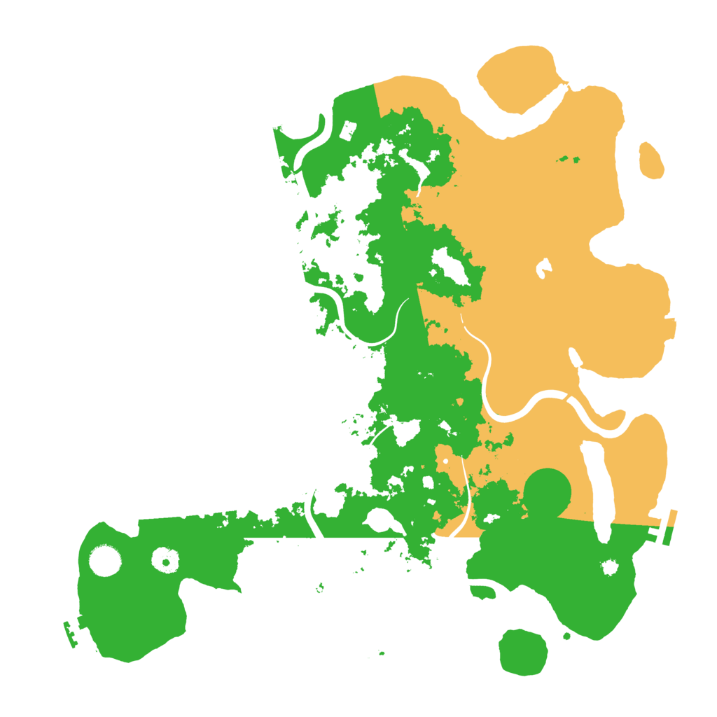Biome Rust Map: Procedural Map, Size: 4000, Seed: 458921