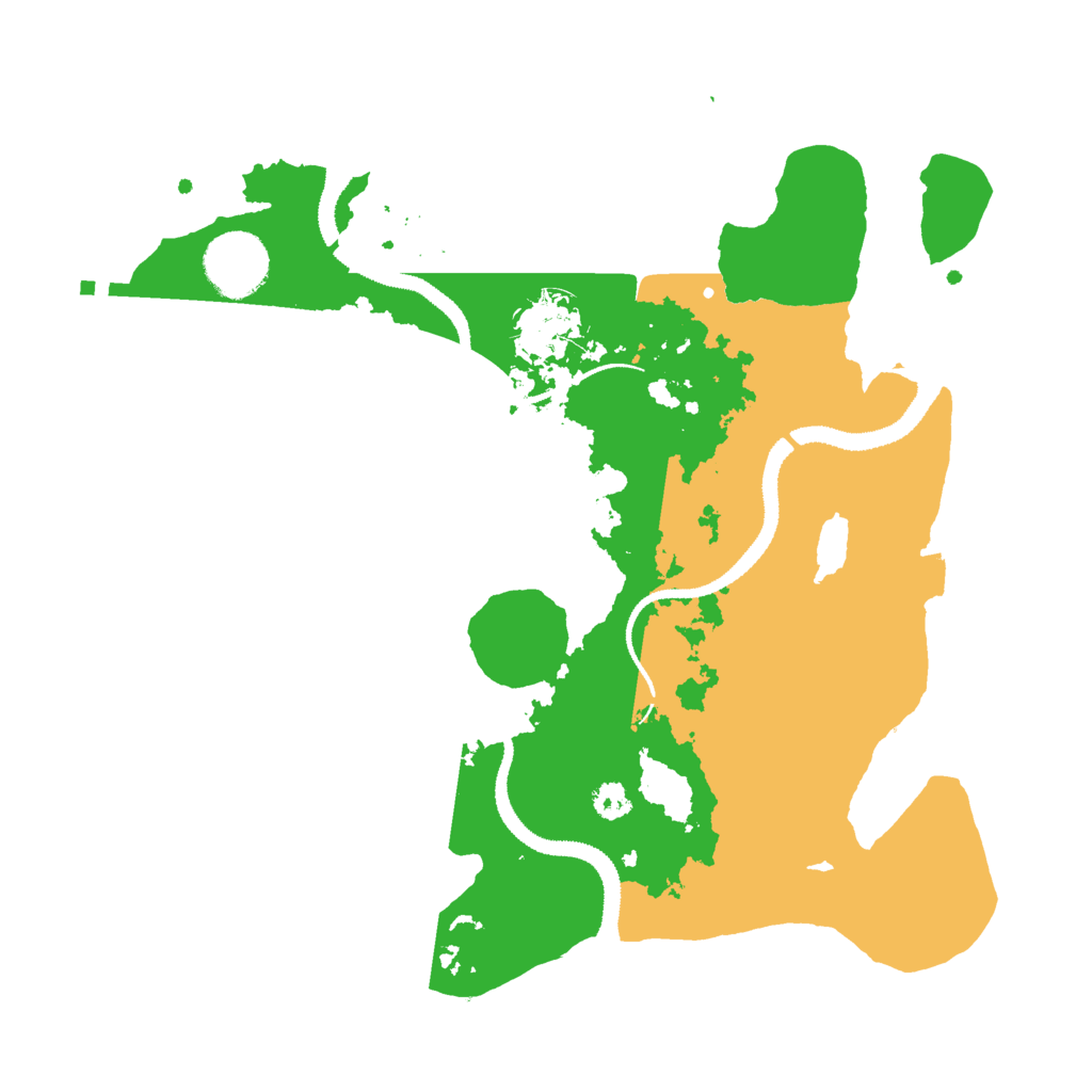Biome Rust Map: Procedural Map, Size: 3000, Seed: 1699086458