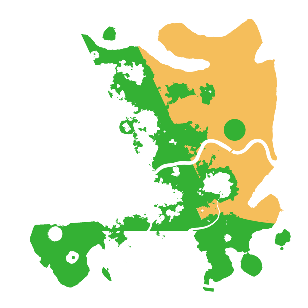 Biome Rust Map: Procedural Map, Size: 3750, Seed: 2009699831