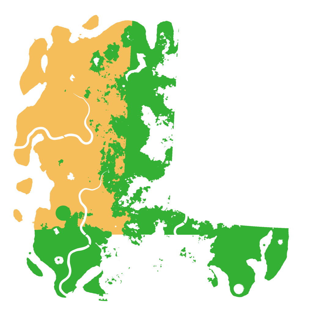 Biome Rust Map: Procedural Map, Size: 5500, Seed: 298012809
