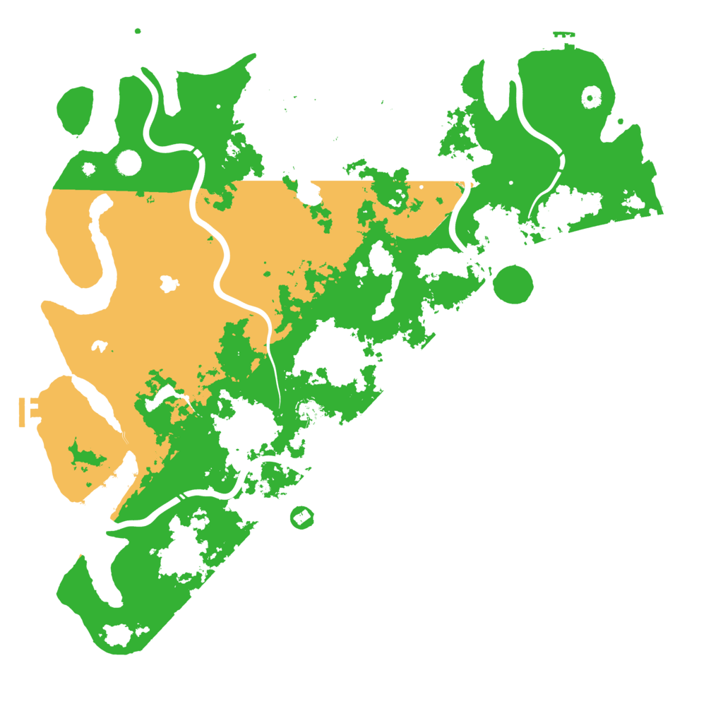 Biome Rust Map: Procedural Map, Size: 5000, Seed: 1431715307