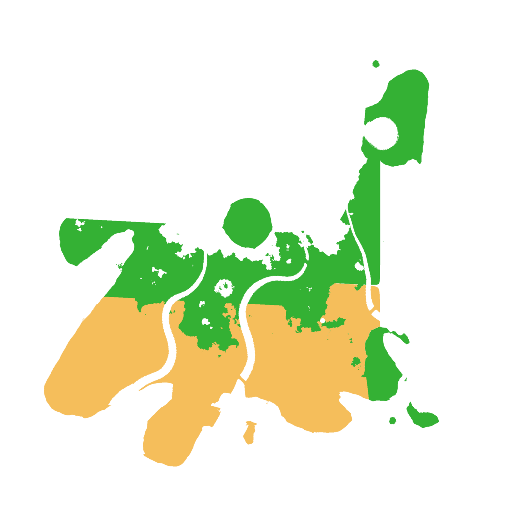 Biome Rust Map: Procedural Map, Size: 2900, Seed: 918567382