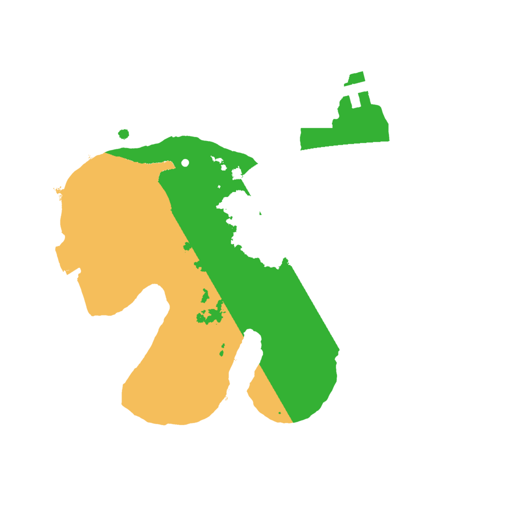Biome Rust Map: Procedural Map, Size: 2000, Seed: 10203