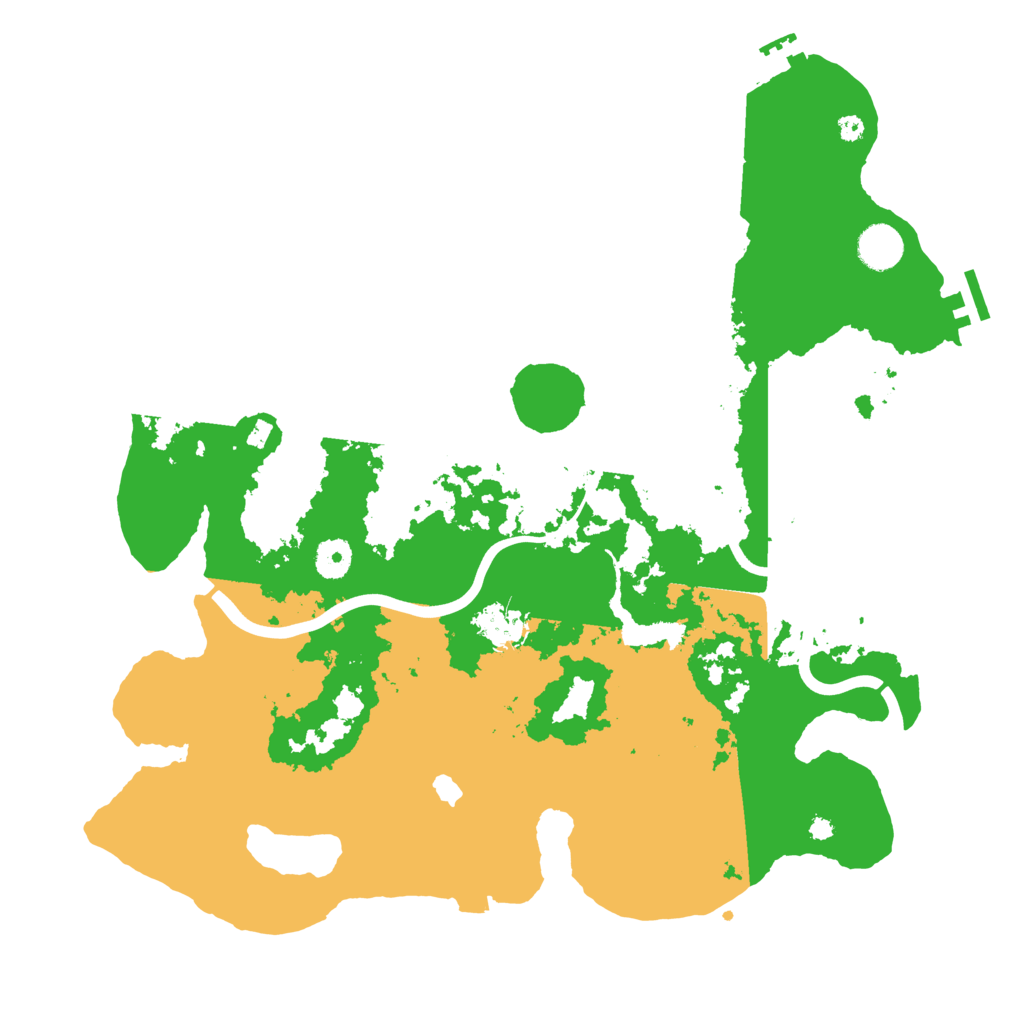 Biome Rust Map: Procedural Map, Size: 4000, Seed: 2468135