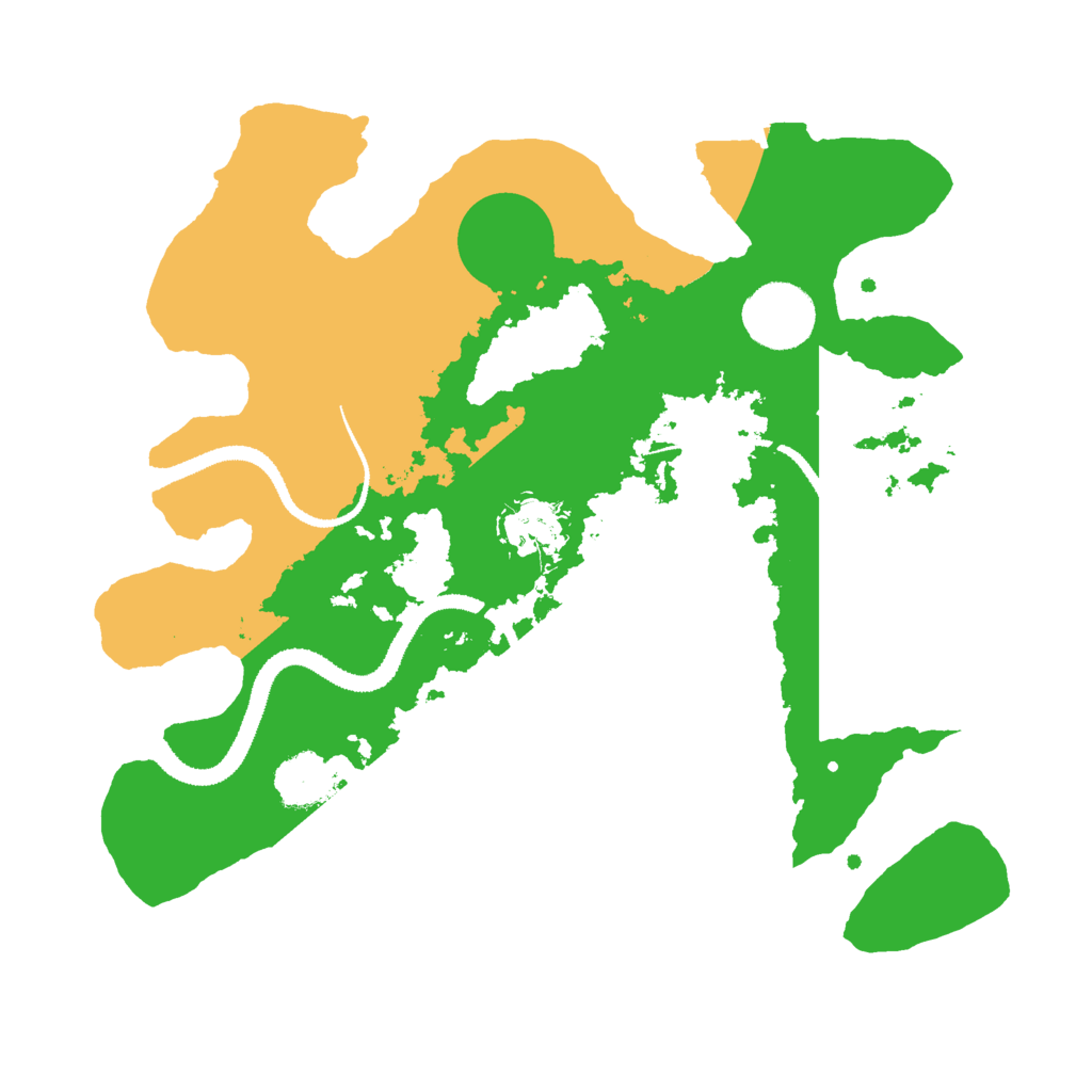 Biome Rust Map: Procedural Map, Size: 3000, Seed: 78423512