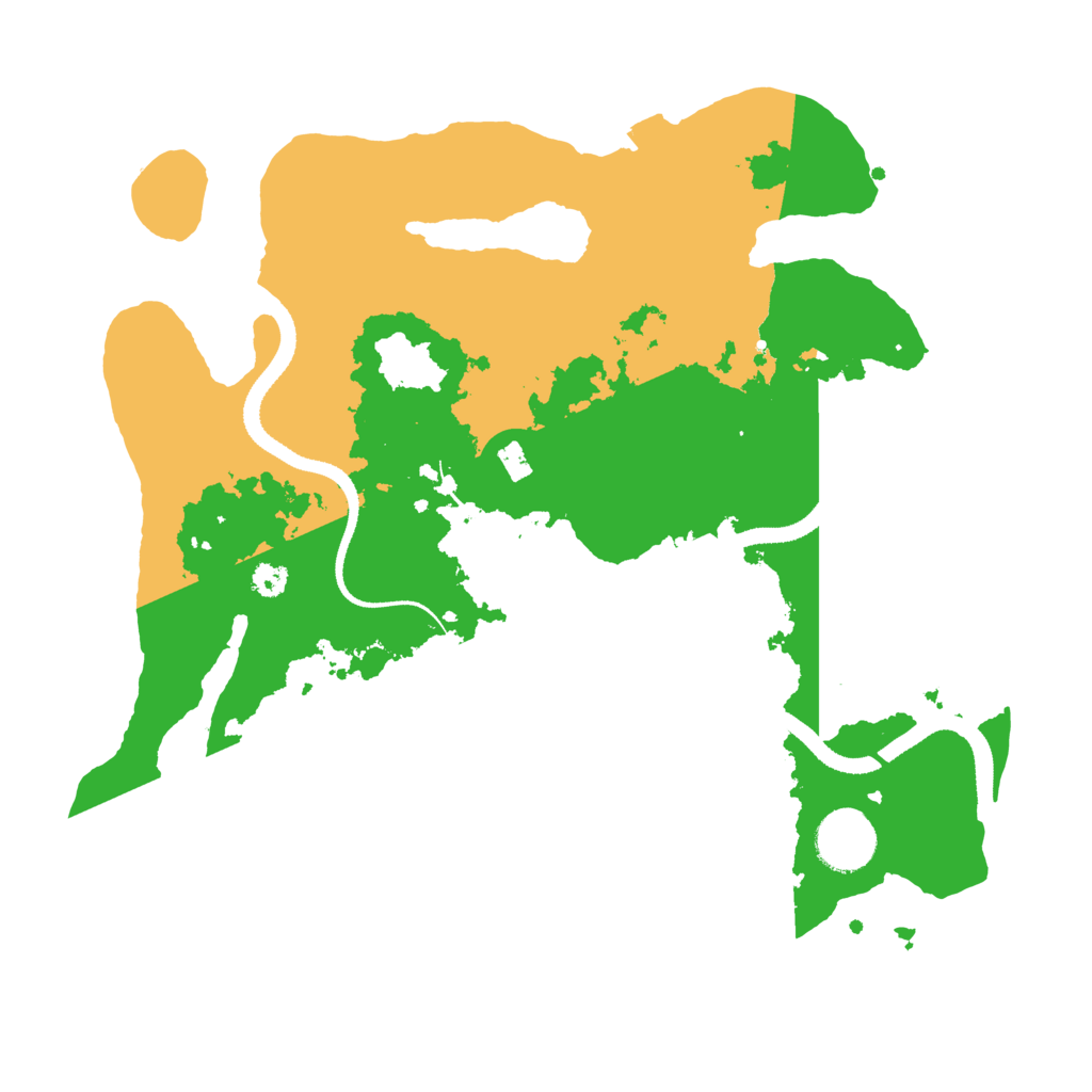 Biome Rust Map: Procedural Map, Size: 3200, Seed: 1173207256