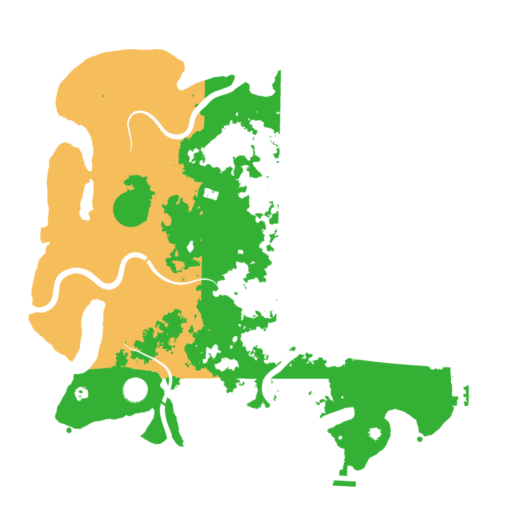 Biome Rust Map: Procedural Map, Size: 3750, Seed: 1206277737
