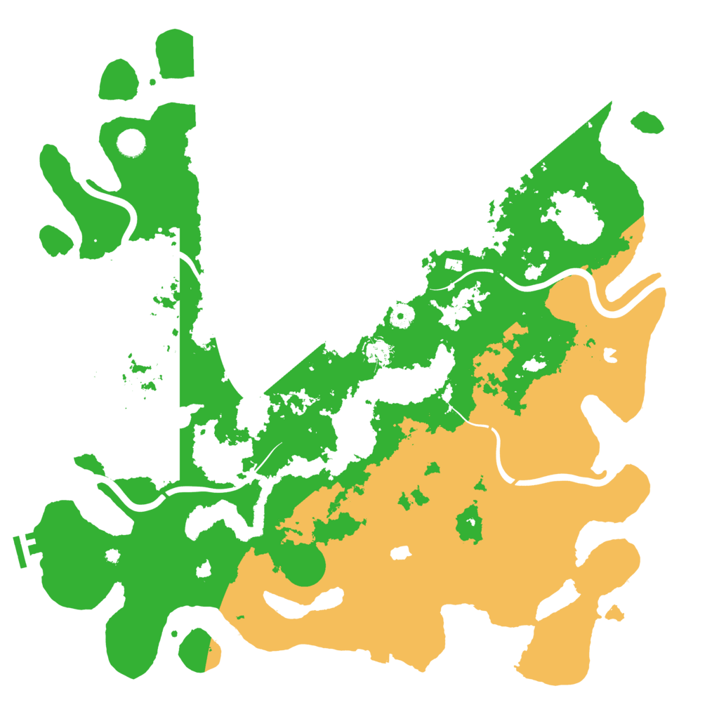 Biome Rust Map: Procedural Map, Size: 4500, Seed: 1824198762
