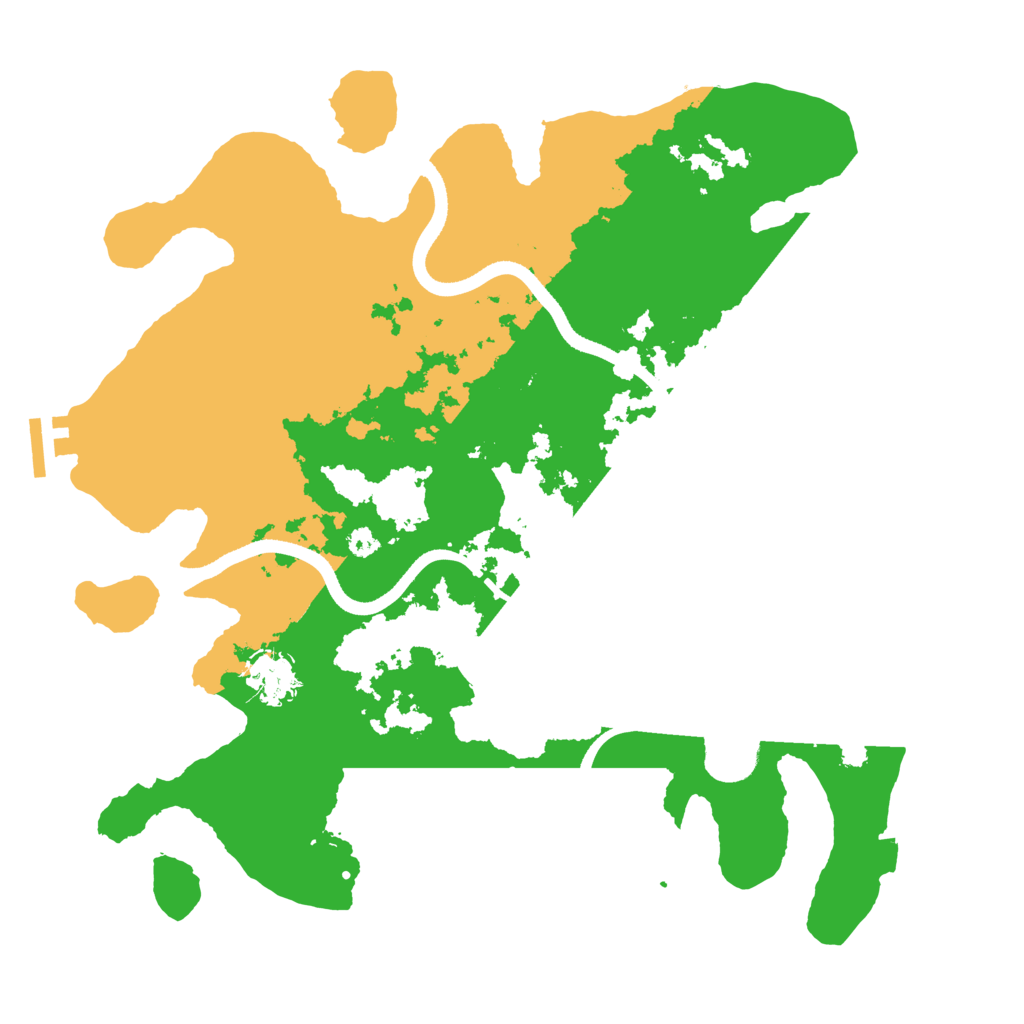 Biome Rust Map: Procedural Map, Size: 3500, Seed: 793667986