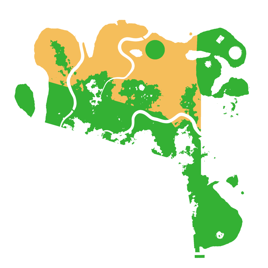 Biome Rust Map: Procedural Map, Size: 3655, Seed: 2147483647