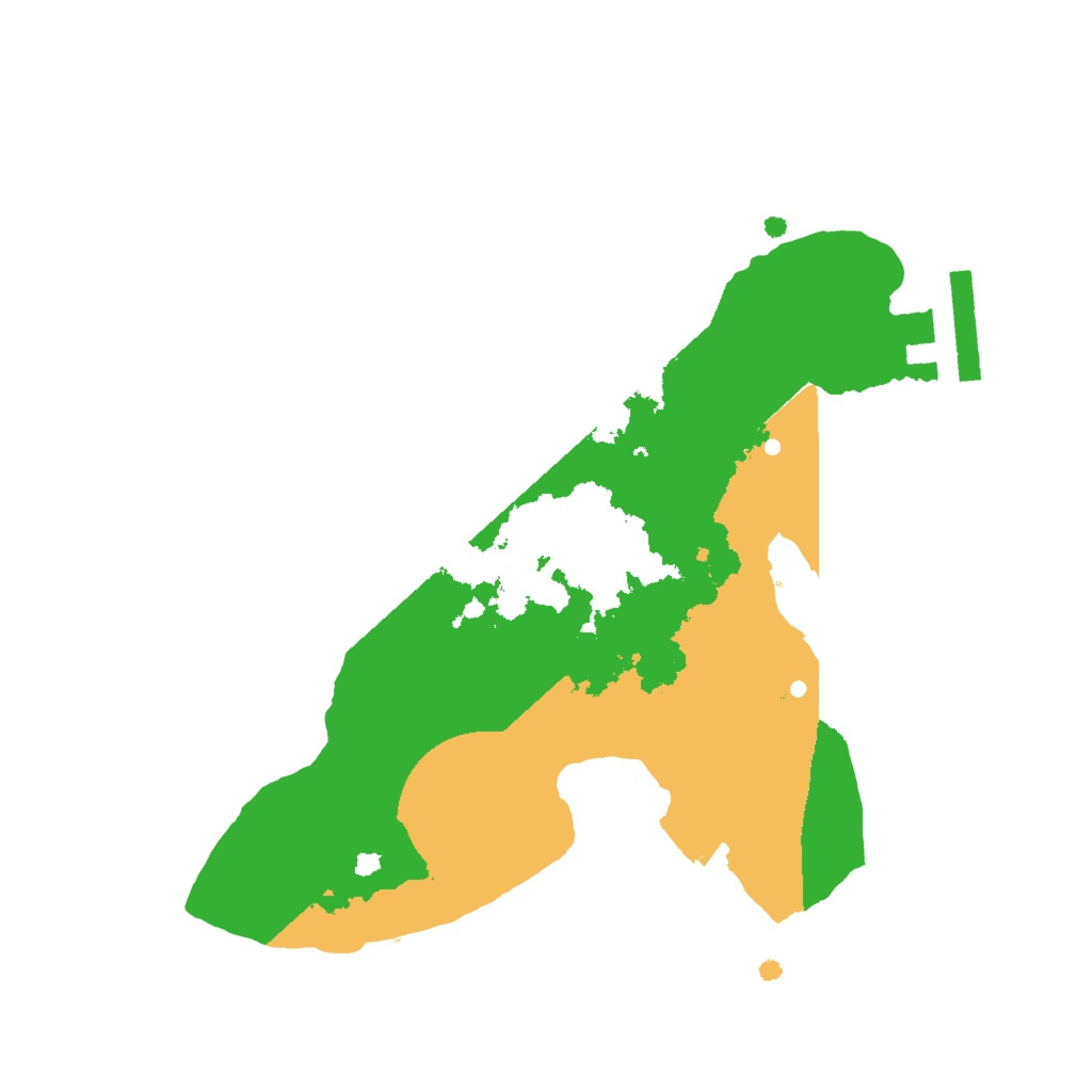 Biome Rust Map: Procedural Map, Size: 2000, Seed: 780618286