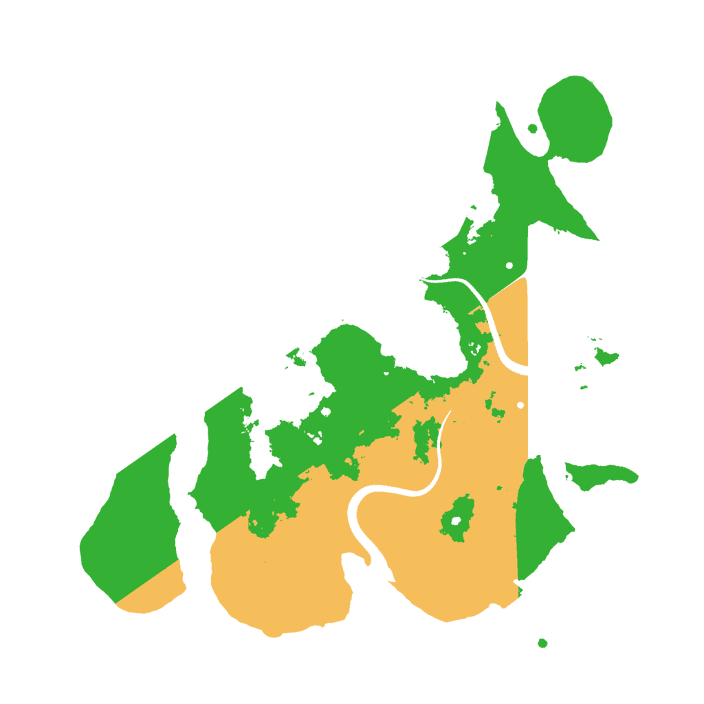 Biome Rust Map: Procedural Map, Size: 3000, Seed: 881199756