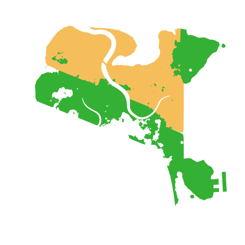 Biome Rust Map: Procedural Map, Size: 2500, Seed: 777888