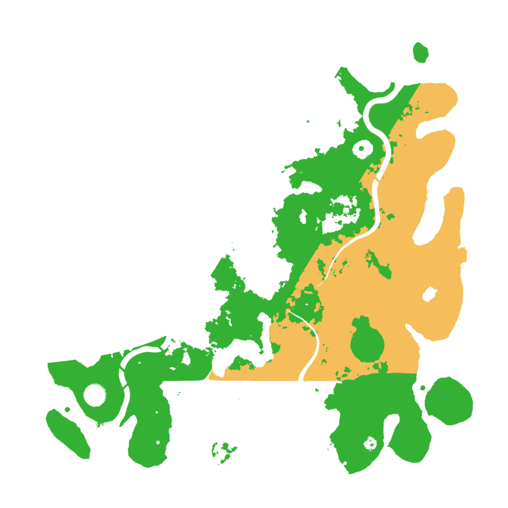 Biome Rust Map: Procedural Map, Size: 4000, Seed: 12369