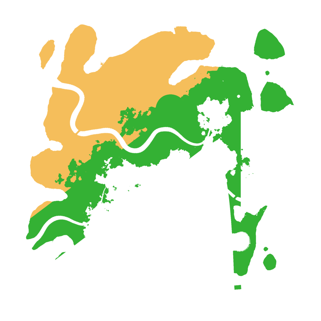 Biome Rust Map: Procedural Map, Size: 3000, Seed: 31917