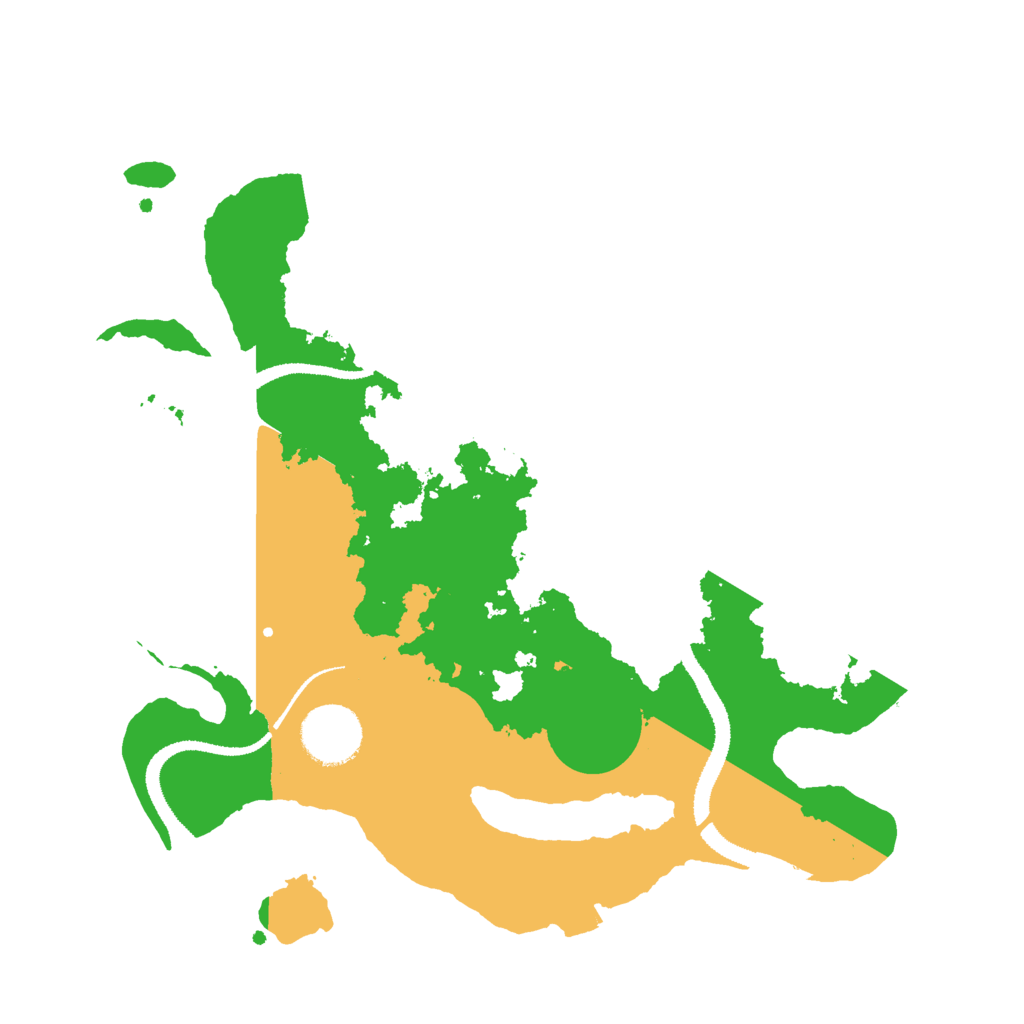 Biome Rust Map: Procedural Map, Size: 3000, Seed: 895164