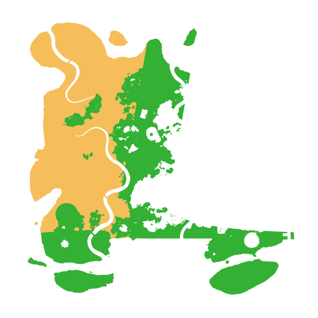 Biome Rust Map: Procedural Map, Size: 3750, Seed: 2087245166