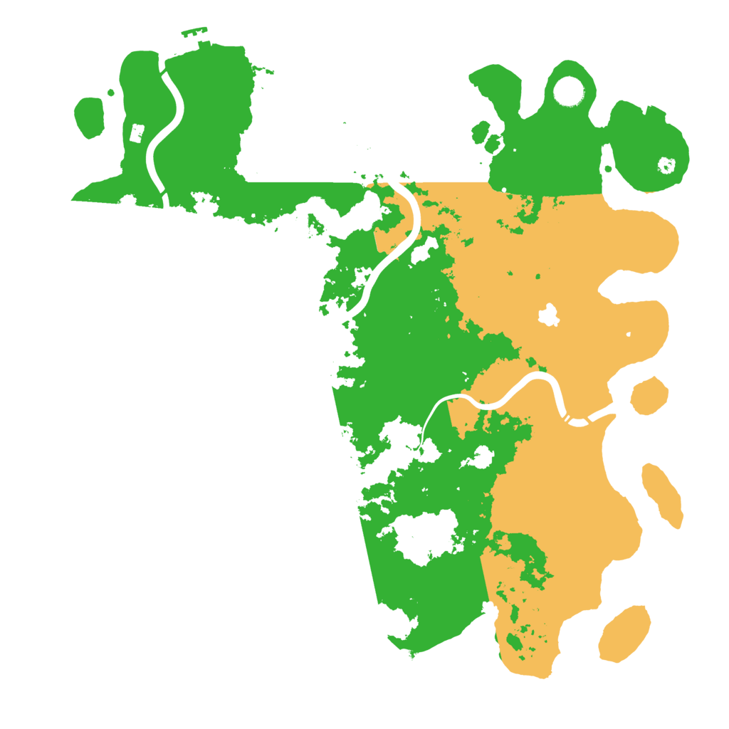 Biome Rust Map: Procedural Map, Size: 4250, Seed: 2020203