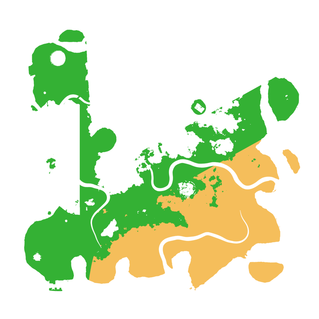 Biome Rust Map: Procedural Map, Size: 3700, Seed: 1674567908
