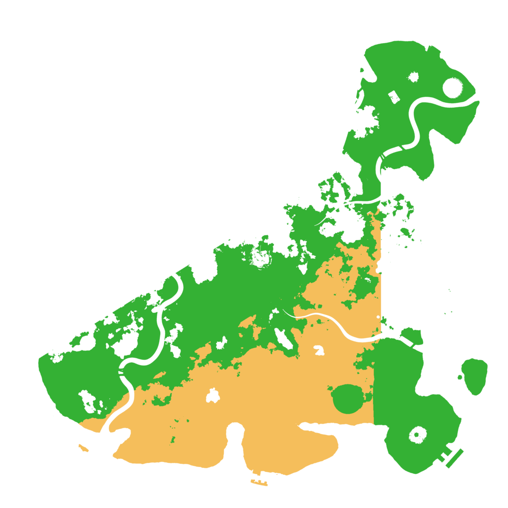 Biome Rust Map: Procedural Map, Size: 4500, Seed: 546898319