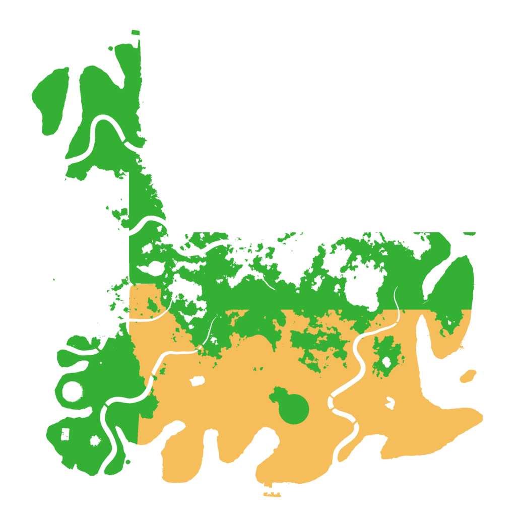 Biome Rust Map: Procedural Map, Size: 4500, Seed: 1765973030