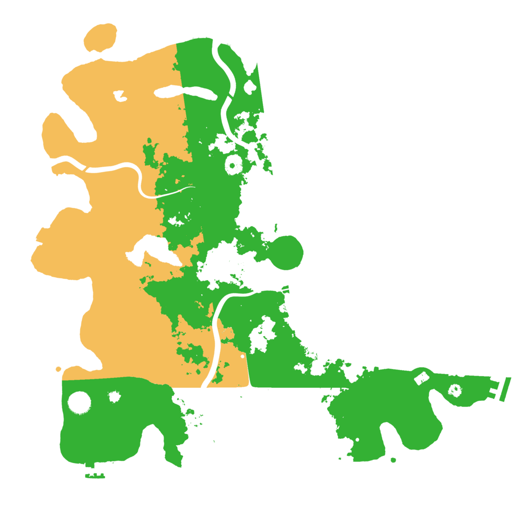 Biome Rust Map: Procedural Map, Size: 4000, Seed: 49096671