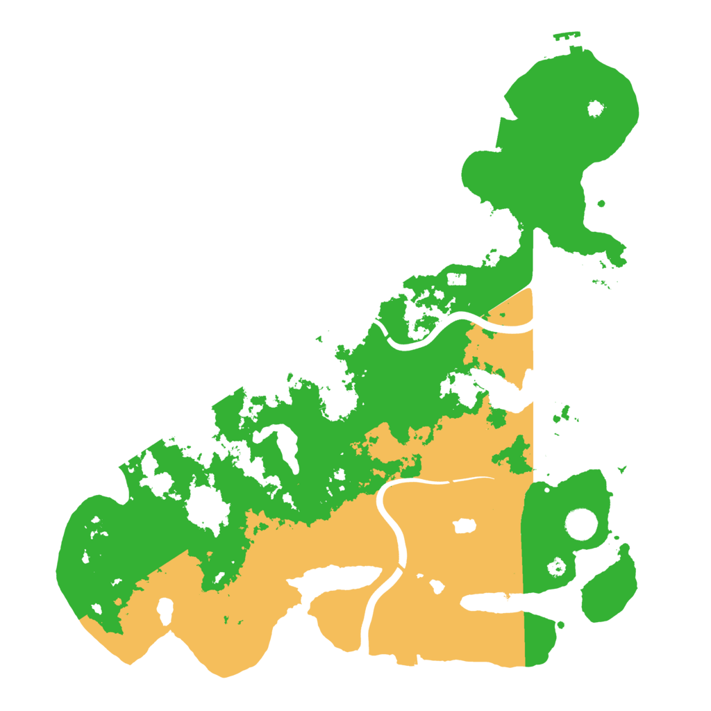 Biome Rust Map: Procedural Map, Size: 4000, Seed: 749755192