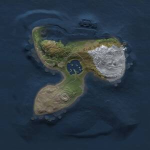 Thumbnail Rust Map: Procedural Map, Size: 1500, Seed: 207853417, 3 Monuments