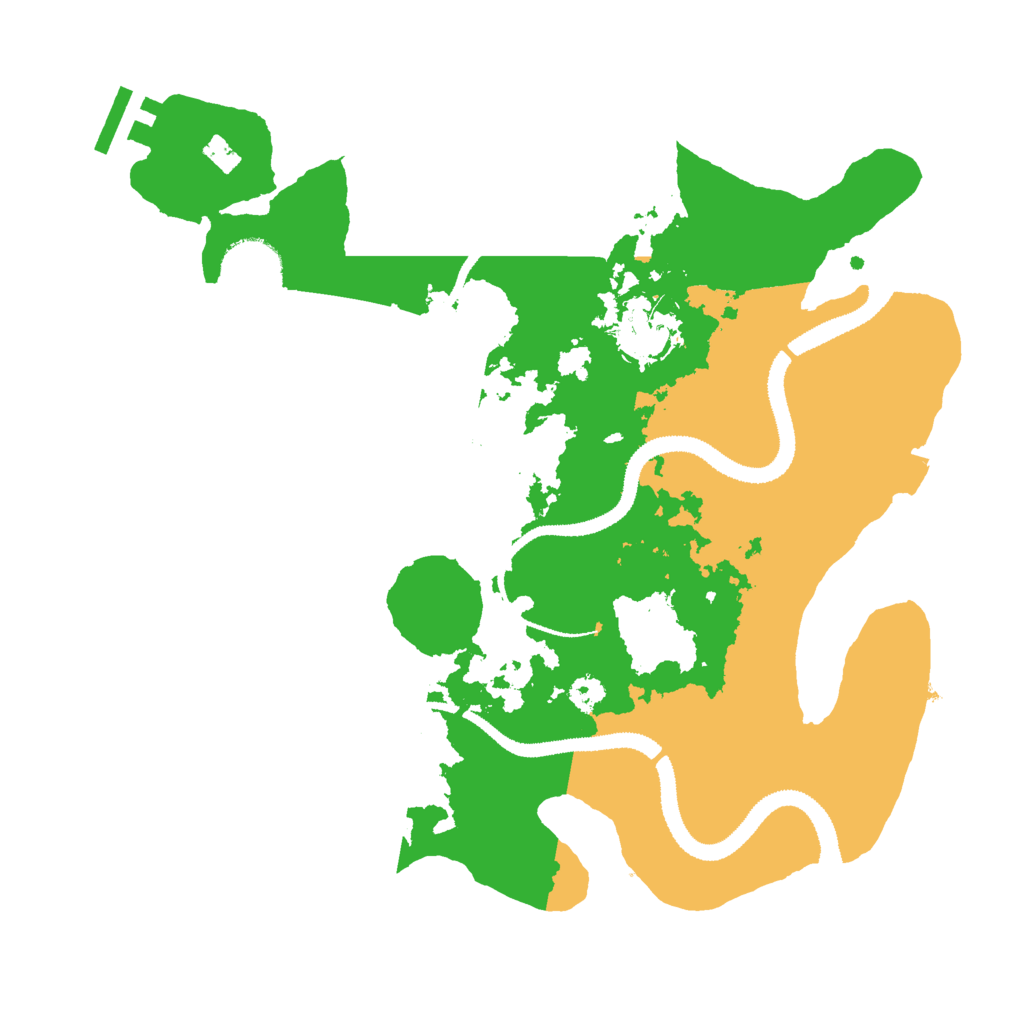 Biome Rust Map: Procedural Map, Size: 3000, Seed: 19389