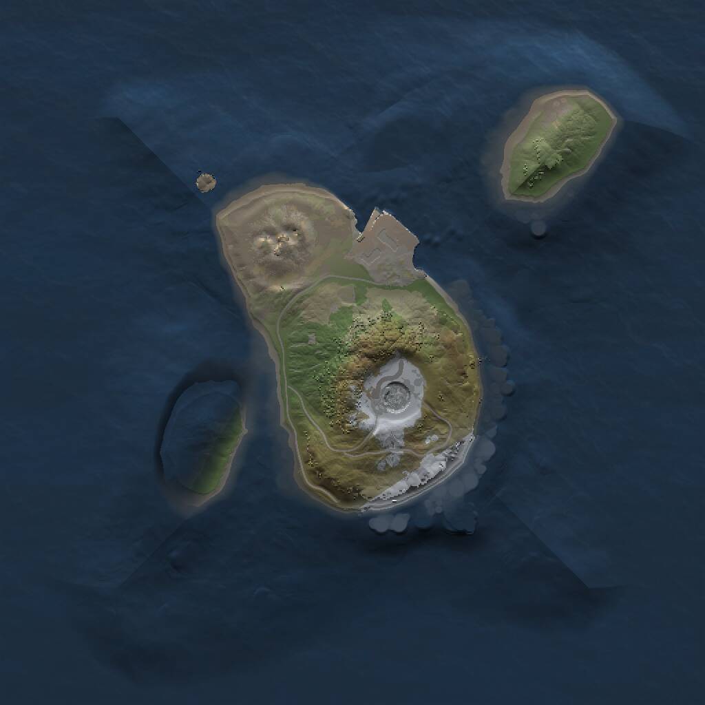 Rust Map: Procedural Map, Size: 1500, Seed: 990229289, 2 Monuments