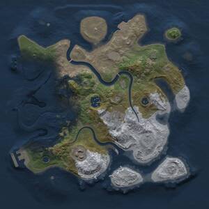 Thumbnail Rust Map: Procedural Map, Size: 2900, Seed: 564213321, 9 Monuments