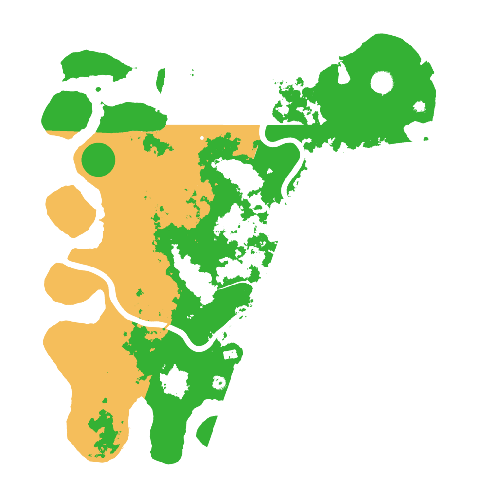 Biome Rust Map: Procedural Map, Size: 3900, Seed: 372036010