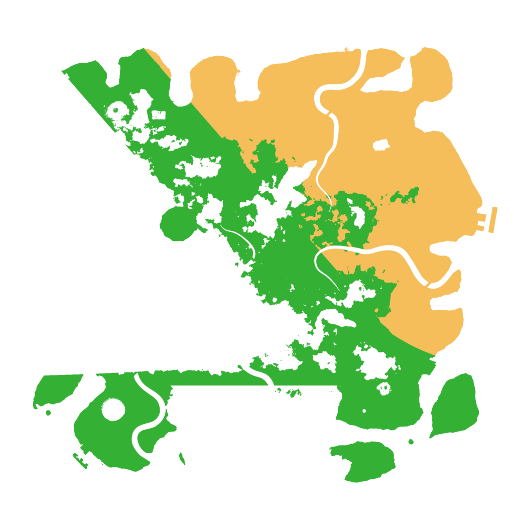 Biome Rust Map: Procedural Map, Size: 4000, Seed: 2141978219