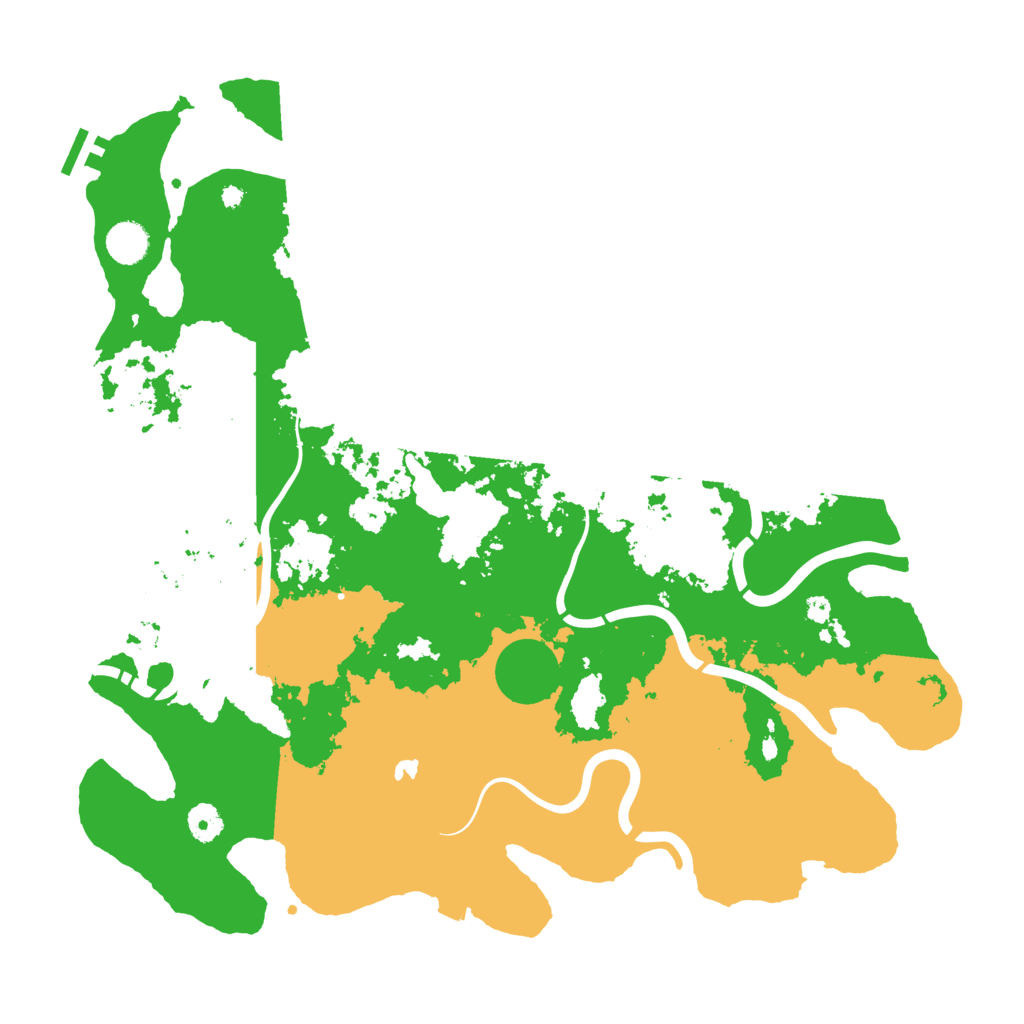 Biome Rust Map: Procedural Map, Size: 4250, Seed: 1381960799