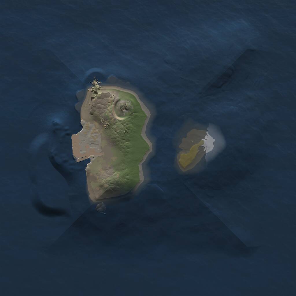 Rust Map: Procedural Map, Size: 1250, Seed: 1173341929, 1 Monuments