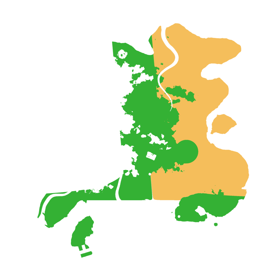 Biome Rust Map: Procedural Map, Size: 3000, Seed: 651664165