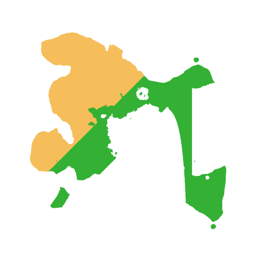 Biome Rust Map: Procedural Map, Size: 2000, Seed: 140056971